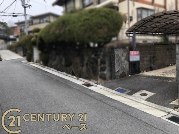 大和郡山市矢田山町の土地(前面道路含む現地写真)