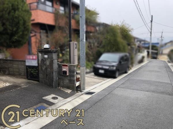 大和郡山市矢田山町の土地(前面道路含む現地写真)