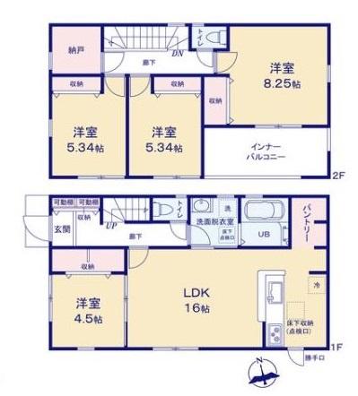 リーブルガーデン龍田西２号棟／新築一戸建