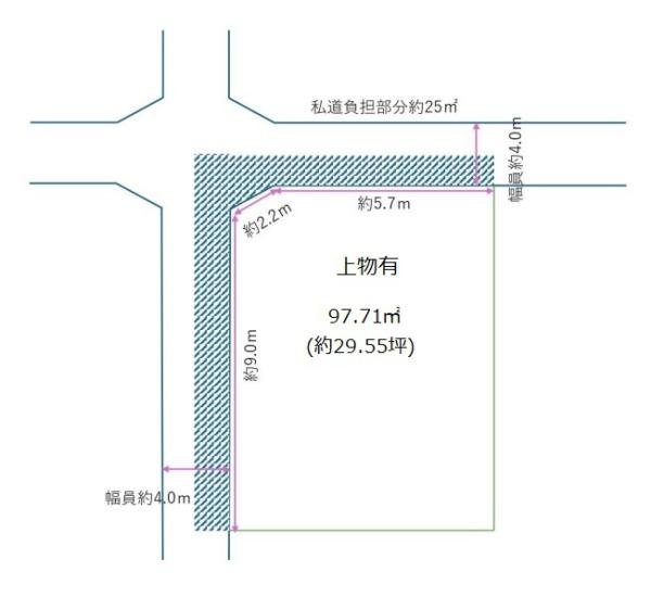 大和郡山市高田町建築条件なし土地
