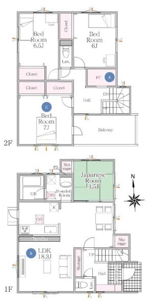 奈良市北登美ケ丘６丁目１号棟／一戸建