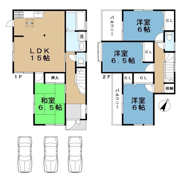 香芝市穴虫の中古一戸建