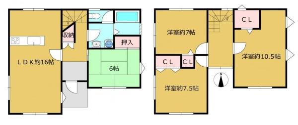 香芝市磯壁３丁目の中古一戸建