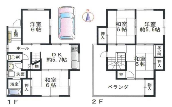 橿原市西池尻町の中古一戸建