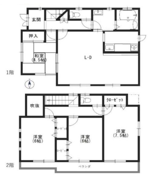 生駒郡斑鳩町服部２丁目　一戸建