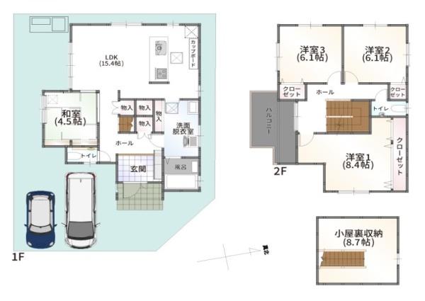 香芝市鎌田３号地／新築一戸建