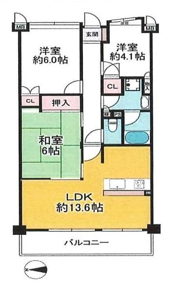 東急ドエル大和八木アネックスＣ棟