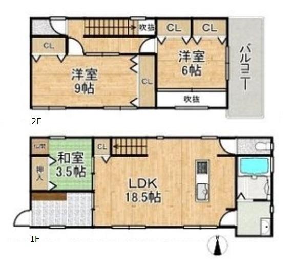 大和高田市市場　一戸建