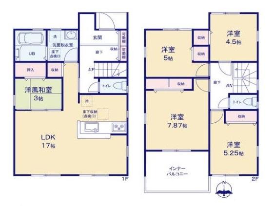 リーブルガーデン阿部１号棟／新築一戸建