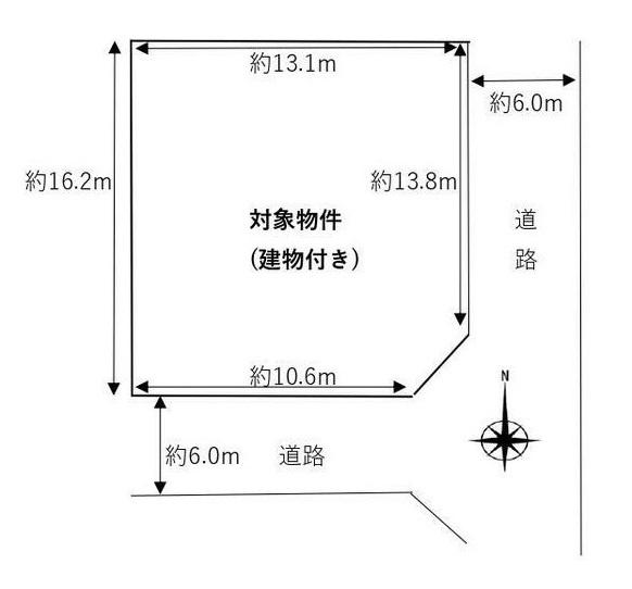 生駒郡斑鳩町服部２丁目建築条件なし土地