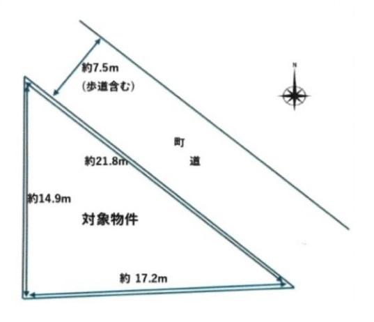 生駒郡安堵町西安堵　建築条件なし土地
