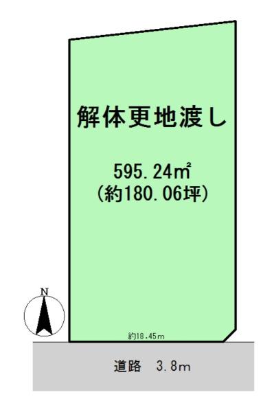 磯城郡田原本町八尾　建築条件なし土地