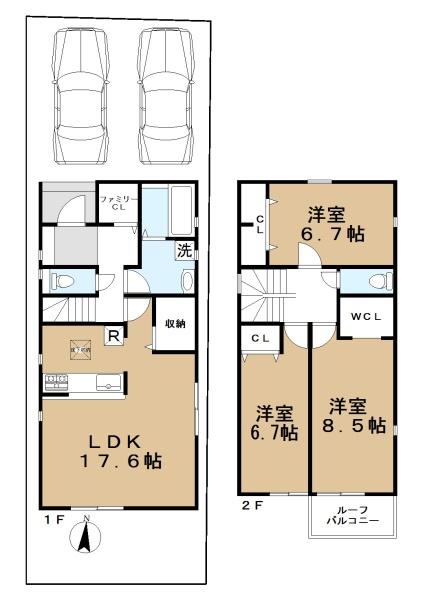 リナージュ矢部／一戸建