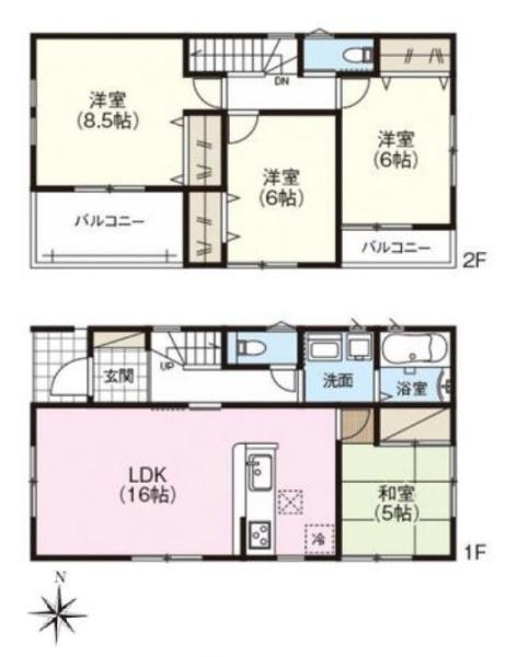 ファーストタウン今国府町３号棟／新築一戸建
