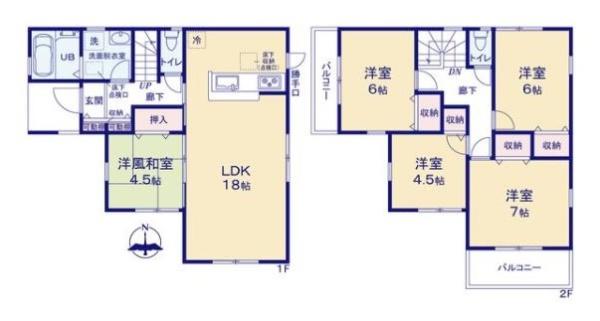 リーブルガーデン黒田５号棟／新築一戸建