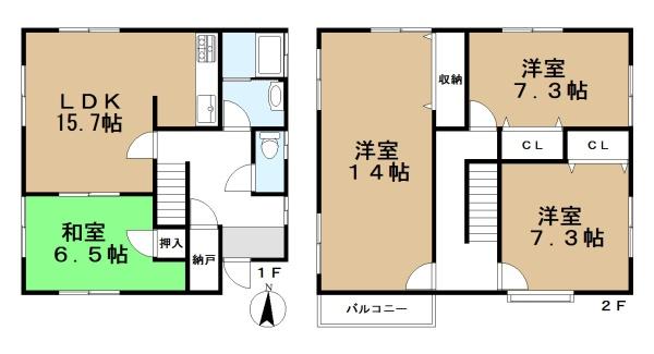 生駒郡斑鳩町興留４丁目　一戸建