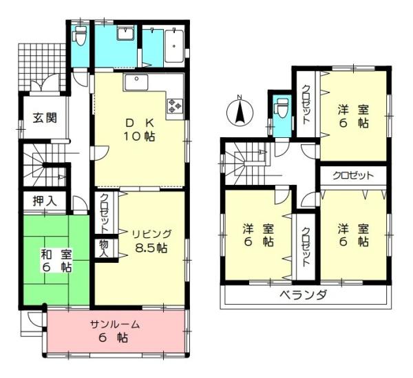 北葛城郡河合町高塚台１丁目　一戸建