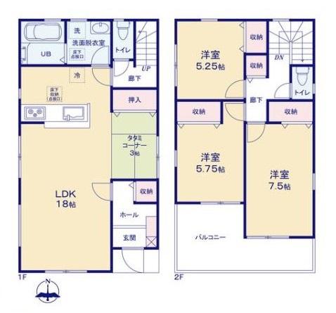 リーブルガーデン神功３号棟／新築一戸建