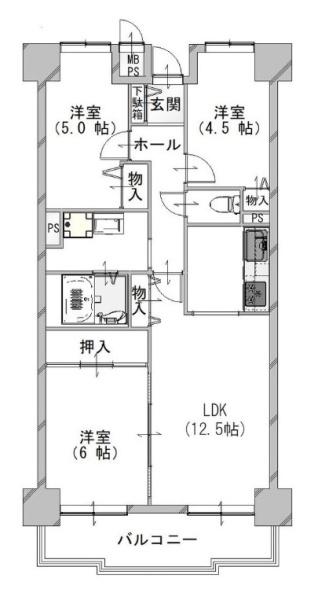 ハイツ柏原２号棟