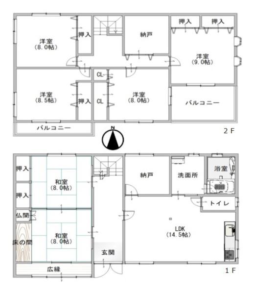 大和高田市今里川合方　一戸建