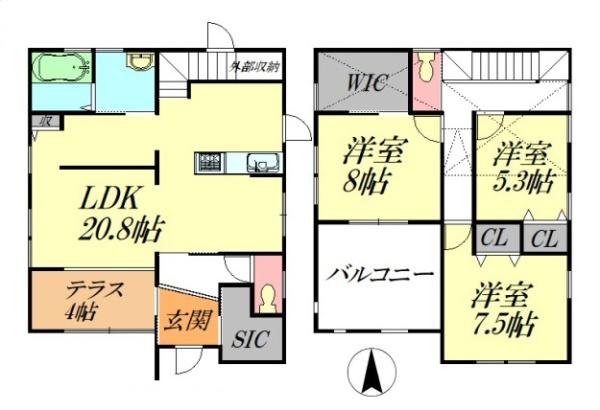 葛城市北花内　一戸建