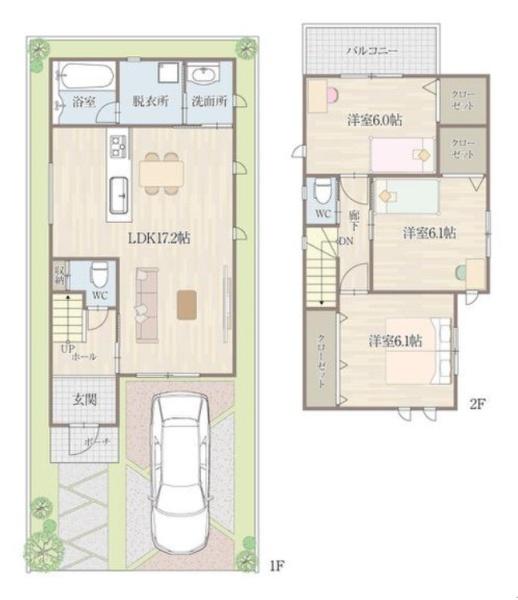 柏原市国分東条町７号棟／新築一戸建