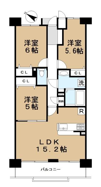 ラウンドヒルズ生駒Ｂ棟