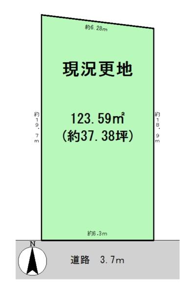 橿原市曽我町の売土地