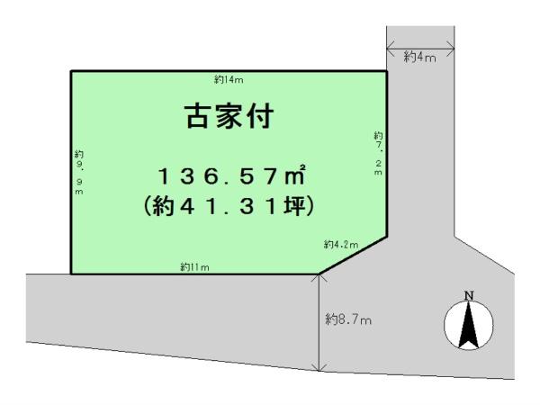 葛城市北花内の売土地