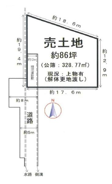 橿原市西池尻町の売土地