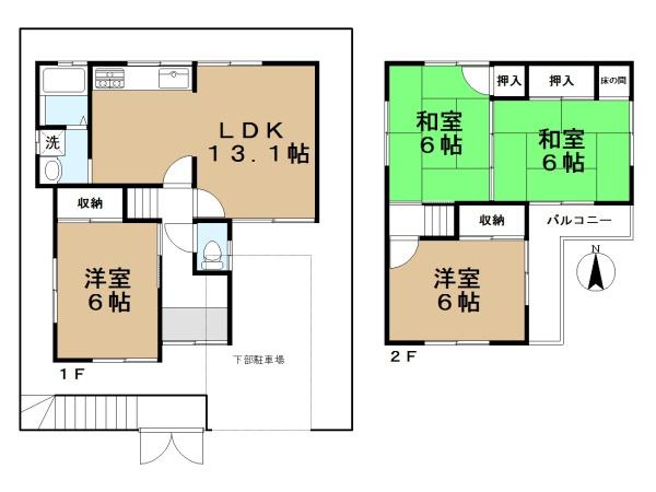 柏原市高井田　一戸建