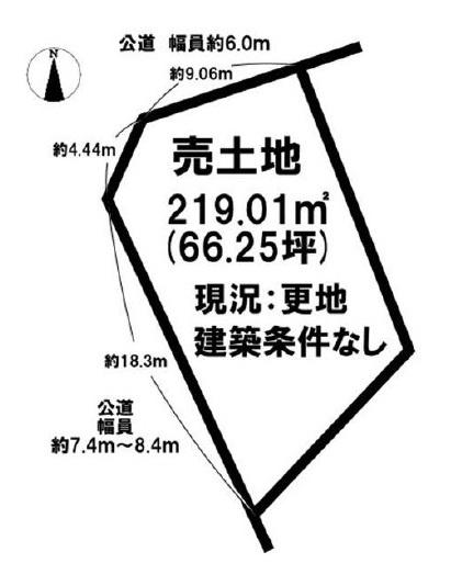 北葛城郡上牧町ゆりが丘１丁目の売土地