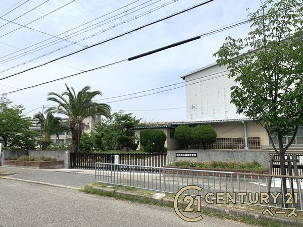堺市南区三原台3丁の土地(堺市立三原台中学校)