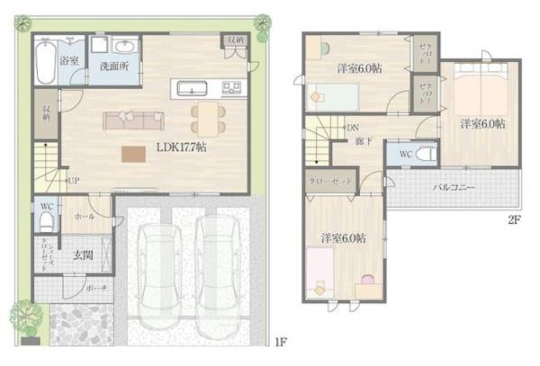 柏原市玉手町６号地／新築一戸建