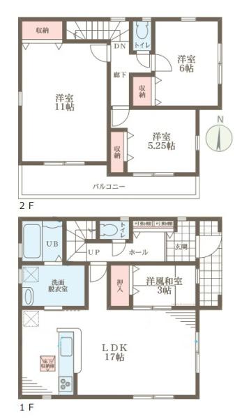 リーブルガーデン萱野３号棟／新築一戸建
