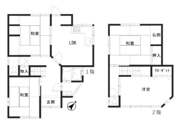 生駒市壱分町　一戸建