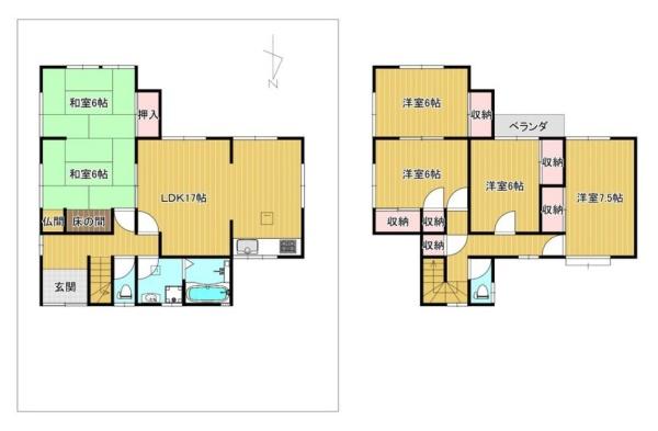 生駒郡斑鳩町龍田北２丁目の中古一戸建て