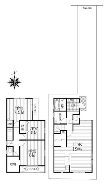 天理市三島町　一戸建