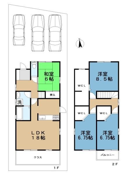 香芝市旭ケ丘４丁目の中古一戸建