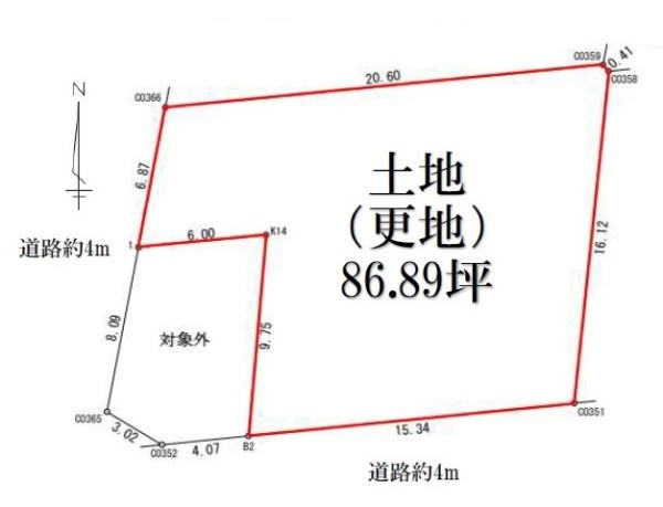 生駒郡斑鳩町龍田北１丁目の売土地