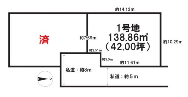 橿原市常盤町の売土地