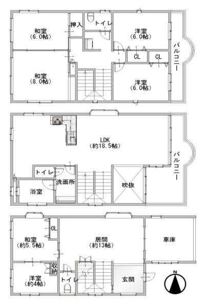 桜井市粟殿　一戸建