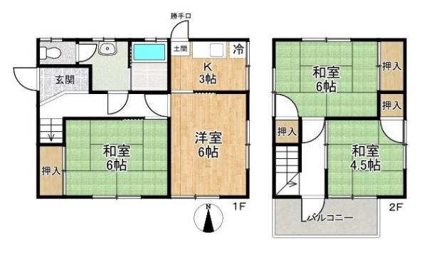 北葛城郡上牧町下牧６丁目／中古一戸建