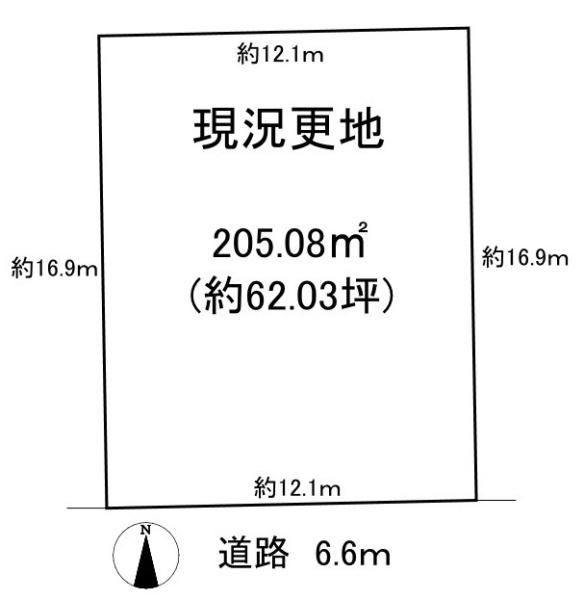 桜井市大字大福の売土地
