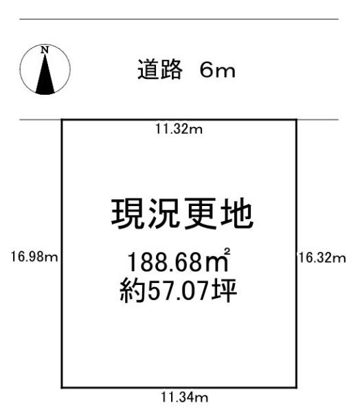 桜井市大字大福の売土地
