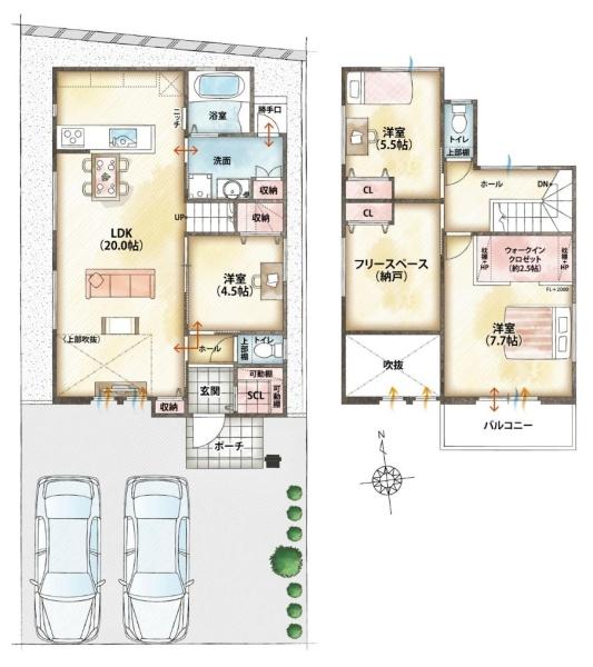 奈良市南登美ケ丘３号地／新築一戸建