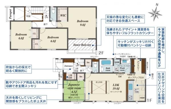 葛城市林堂１号棟／新築一戸建
