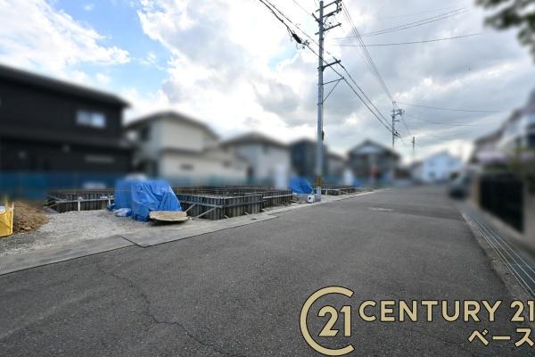 リーブルガーデン阪手1号棟/新築一戸建(前面道路含む現地写真)