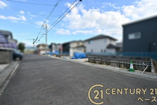 リーブルガーデン阪手3号棟/新築一戸建(前面道路含む現地写真)
