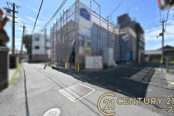 ファーストタウン川原城町 1号棟/新築一戸建(前面道路含む現地写真)